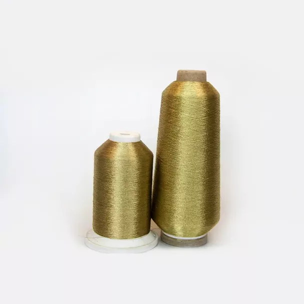 Metallic embroidery thread